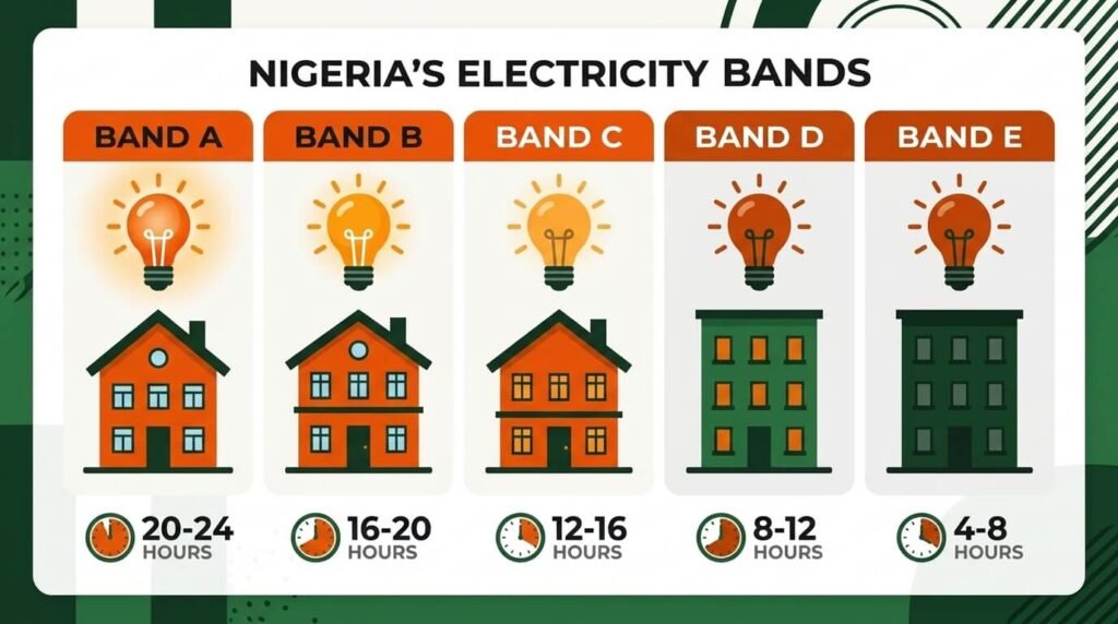 nigeria electricity bands types
