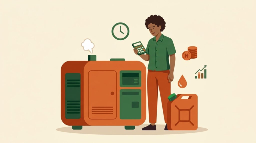 Generator running cost calculator Nigeria