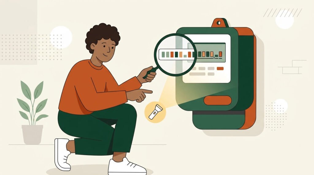 how to check meter number on prepaid meter